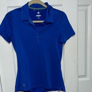 Adidas Women's Royal Blue Button Down Shirt